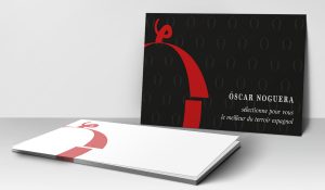 Cartons de correspondance Oscar Noguera - création print