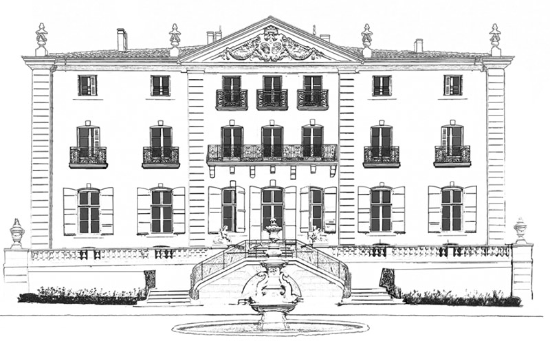 etiquette-vin-illustration-chateau-fonscolombe